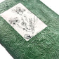 A6 Mini Junk Journal Embossed Cover - Leafy Green - Opulent Archives