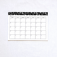 Monthly desk planner by Sherbert