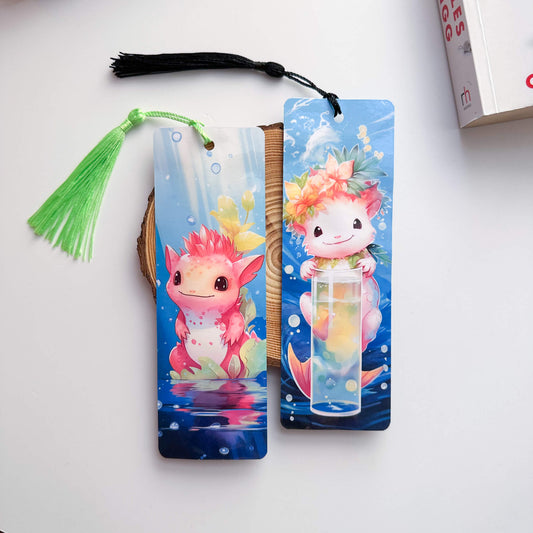 Axolotl bookmark sets