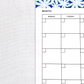 Monthly desk planner by Sherbert