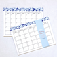 Monthly desk planner by Sherbert