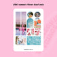 Vibin' Summer sticker sheet pack