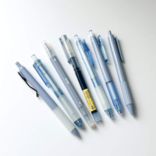 Retractable pen writing set - Blueberry jam