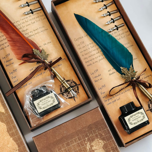 Vintage Quill pen set