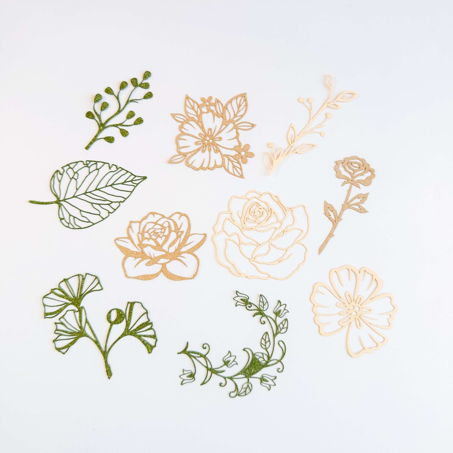 Lace deco paper pack - Flowers