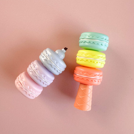 Stackable highlighter set - Macarons