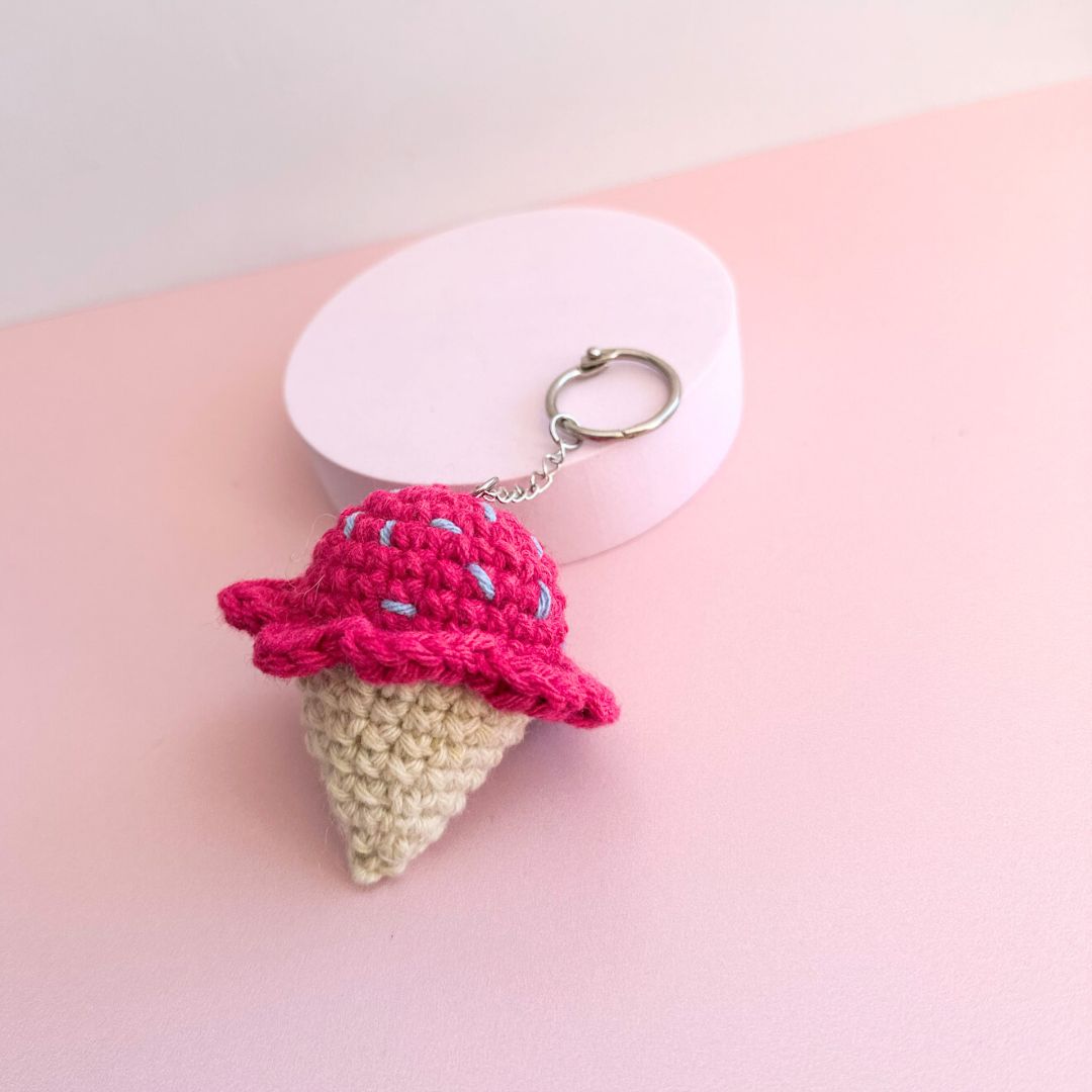 Ice cream keyring - Parastar Arts