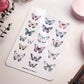 Mystical moths A5 sticker sheet