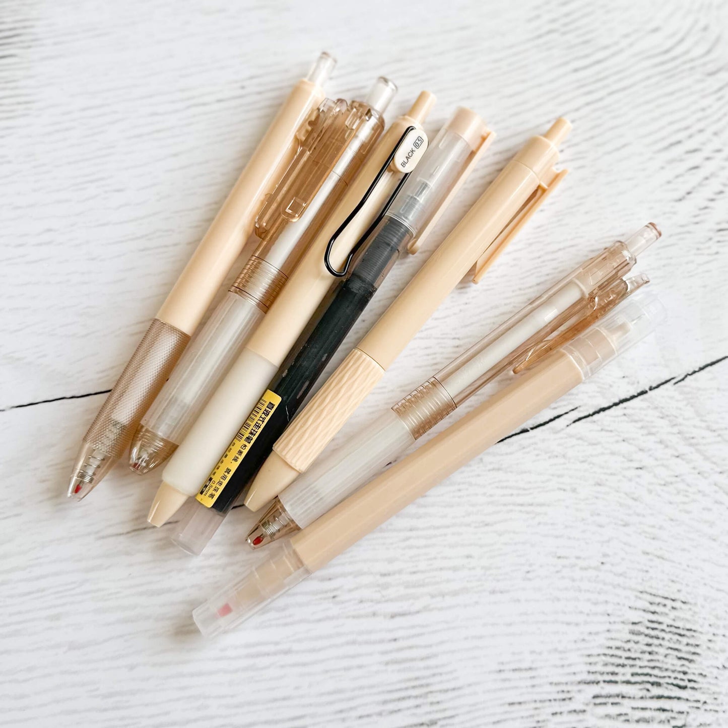 Retractable pen Writing set - Velvet Latte