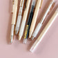 Retractable pen Writing set - Velvet Latte