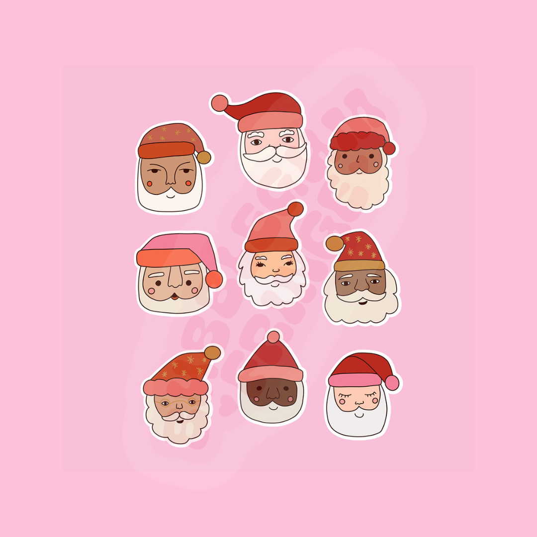 Santa sticker pack