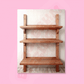 Printable Sticker Sheet - Empty Wooden Shelves