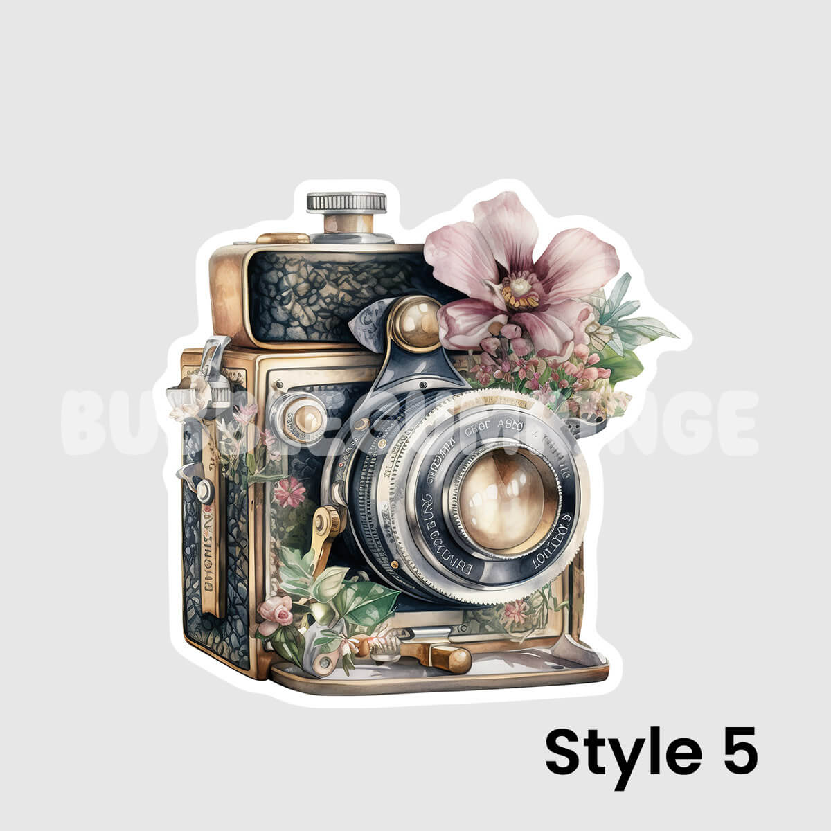 Camera stickers - Transparent backing