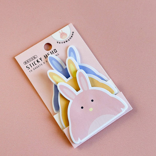 Rabbit sticky note set