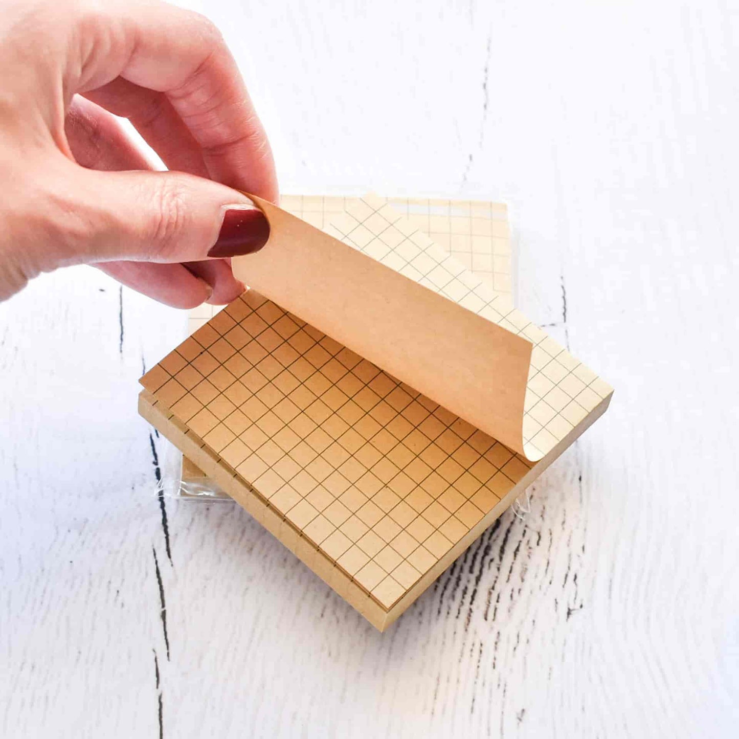 Square sticky notes