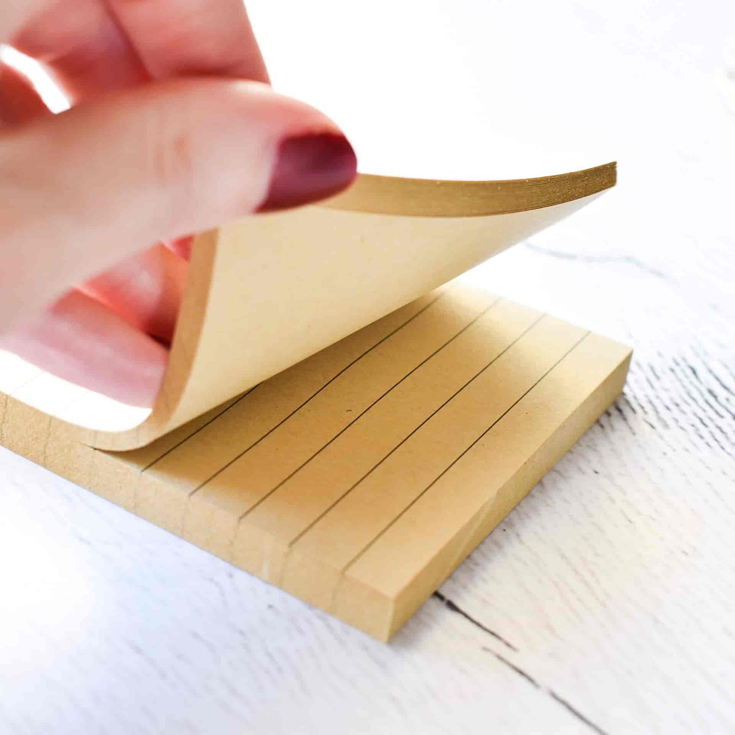 Square sticky notes